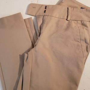 LOFT Modern Skinny Ankle pant in khaki, size 0